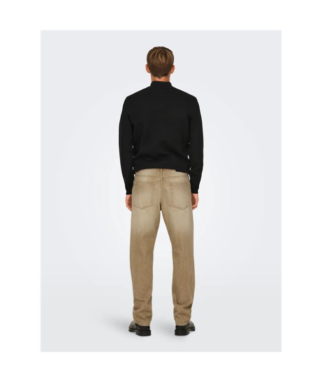 Pantalón Only & Sons Onsedge Straight Beige...