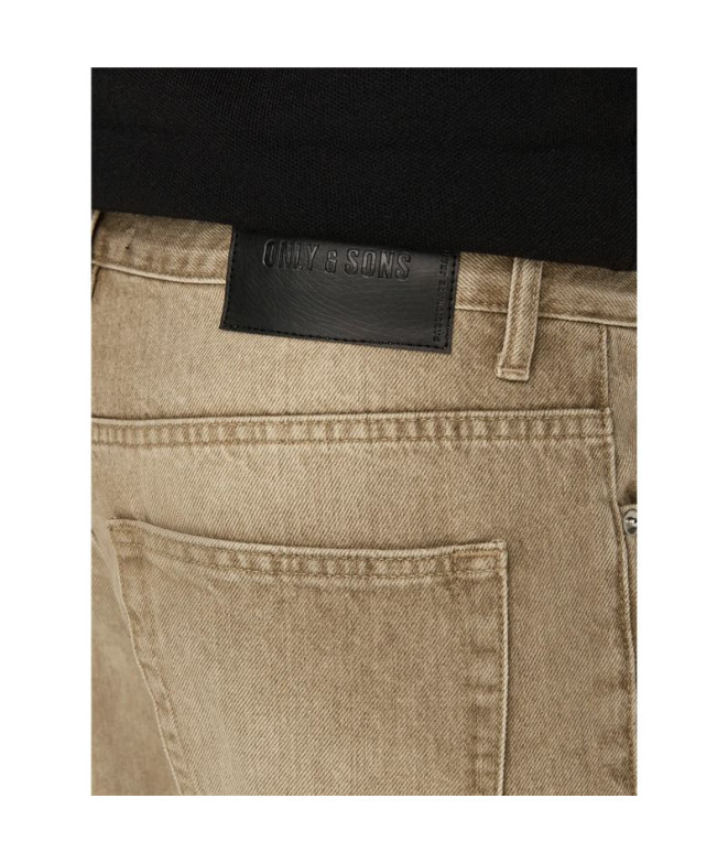 Pantalón Only & Sons Onsedge Straight Beige...