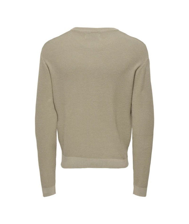 Camiseta Only & Sons Onstony Ds 12 Ls Waffle...