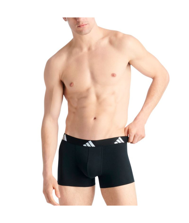 Cuecas adidas 3P Active Flex Cotton Preto