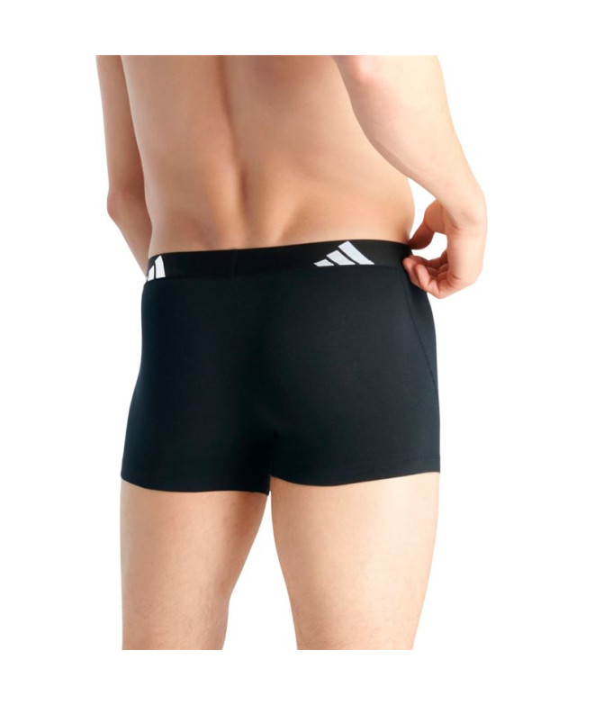 Cuecas adidas 3P Active Flex Cotton Preto