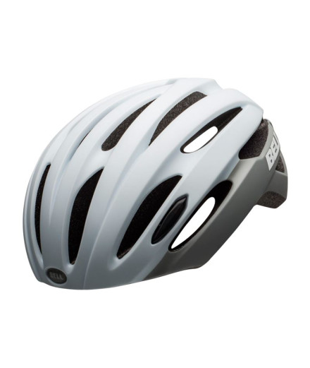 Capacete de Ciclismo Bell BS Avenue LED M/G Branco/Cinza