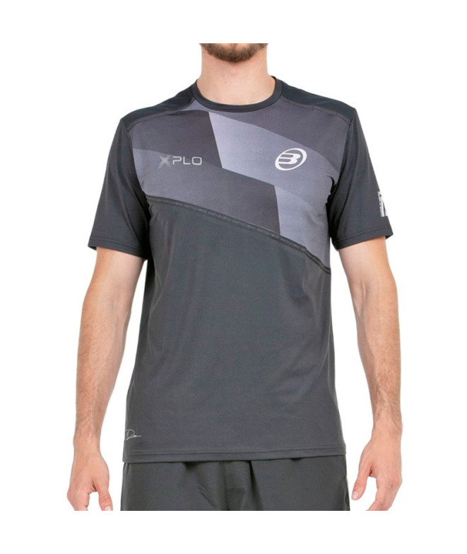 Camiseta de Padel Bullpadel Dinneno 25V Hombre Negro