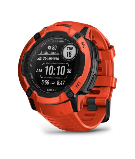 Relógio Garmin Instinct 2X Solar Vermelho Relógio Garmin Instinct 2X Solar Vermelho