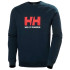 Moletom Helly Hansen Logo Fleece Gráfico Azul Marinho