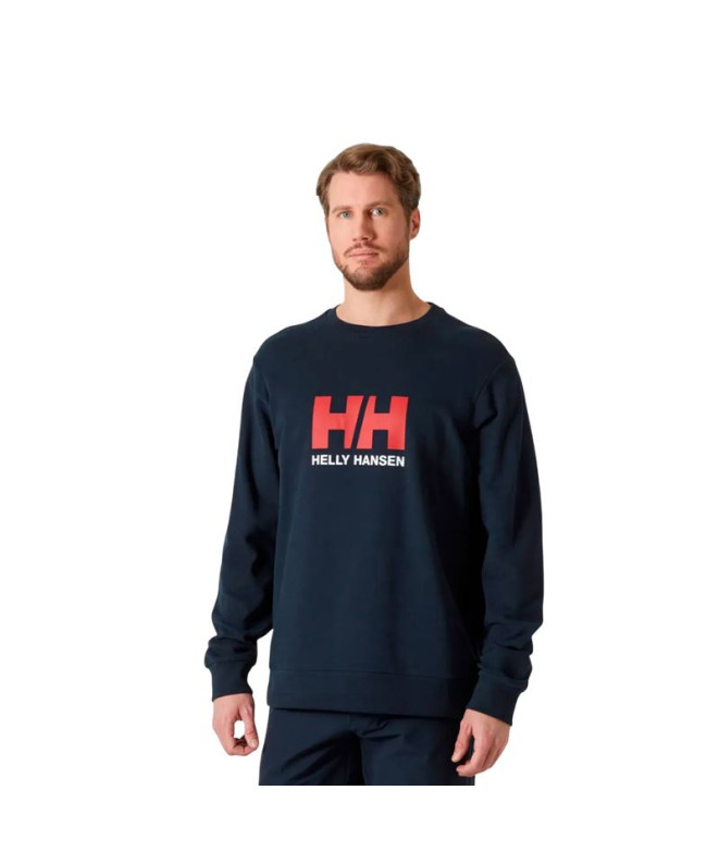 Sweat Helly Hansen Logo Fleece Graphique Bleu...