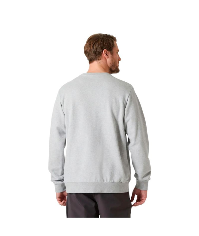 Moletom Helly Hansen Logo Fleece Gráfico Cinza