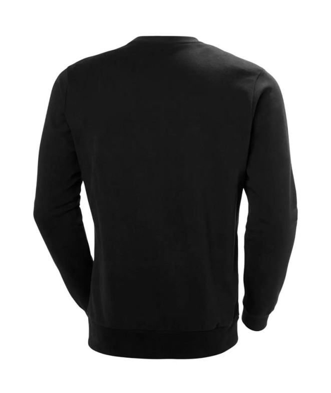 Moletom Helly Hansen Logo Fleece Gráfico Preto