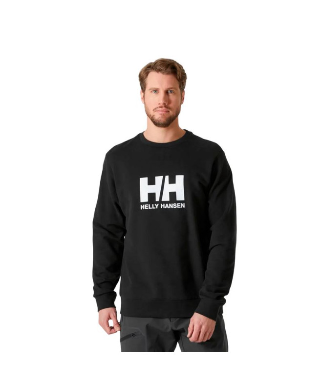 Sweat Helly Hansen Logo Fleece Graphique Noir