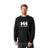 Moletom Helly Hansen Logo Fleece Gráfico Preto