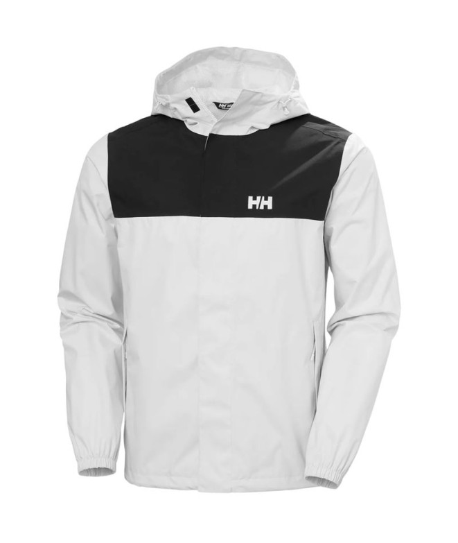 Casaco de Montanha Helly Hansen Vancouver Rain Homem Branco