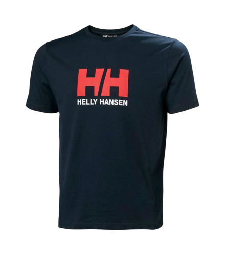 Camiseta Helly Hansen Hh Logo T-Shirt 3.0 Homem Azul Marinho