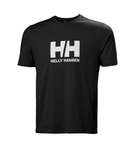 Camiseta Helly Hansen Hh Logo T-Shirt 3.0 Hombre Negro