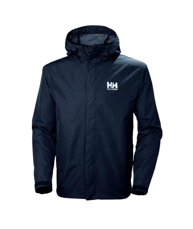 Veste coupe-vent de Montagne Helly Hansen Seven J Bleu Marine Homme