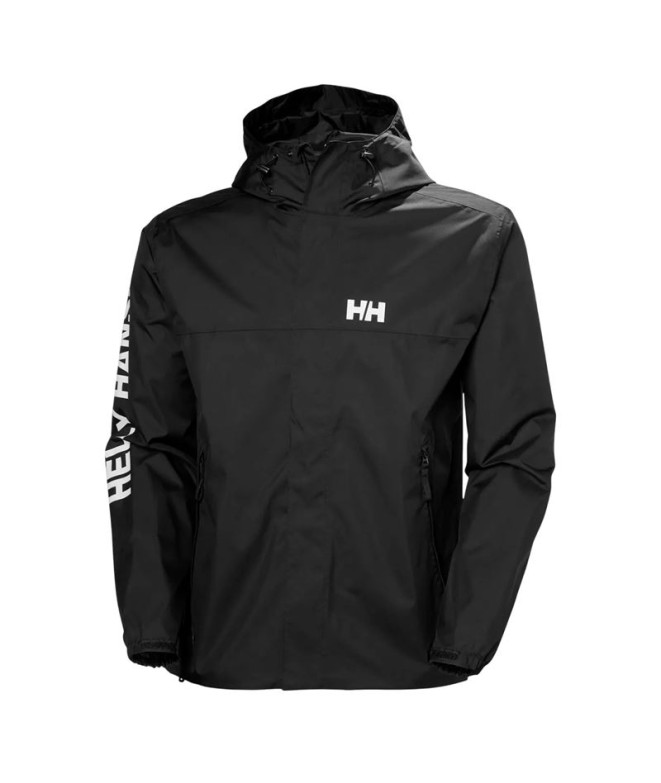 Veste coupe-vent de Montagne Helly Hansen Seven J Noir Homme