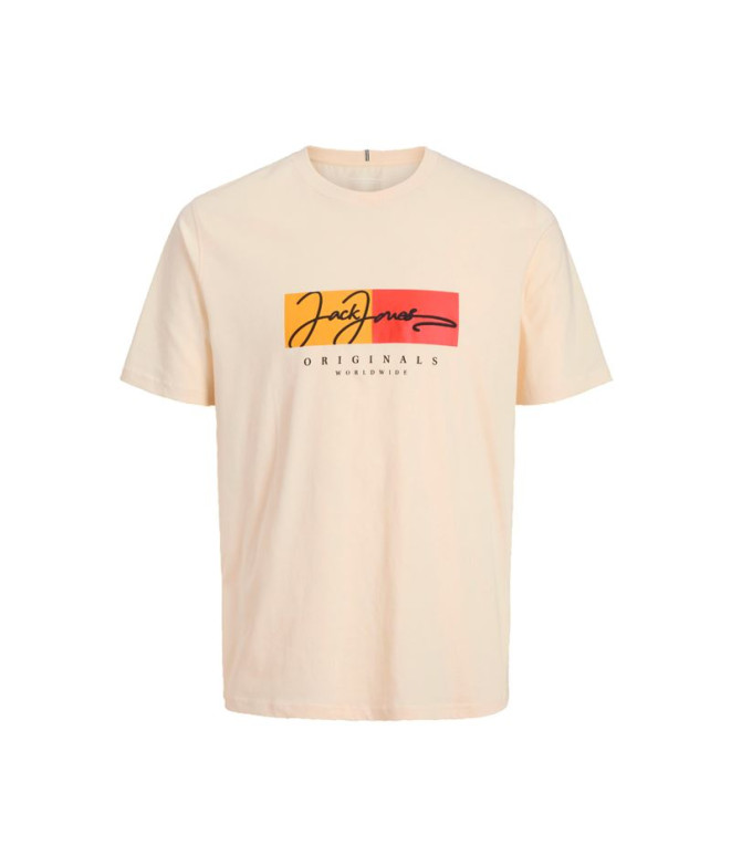 Camiseta Jack and Jones Jorfrederiksberg Infantil Antique White