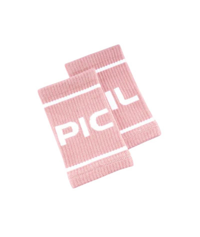 Muñequera de Fitness Picsil Cotton Wristband Rosa 0.2