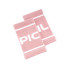 Bracelet de Fitness Picsil Bracelet en Coton Rose 0.2