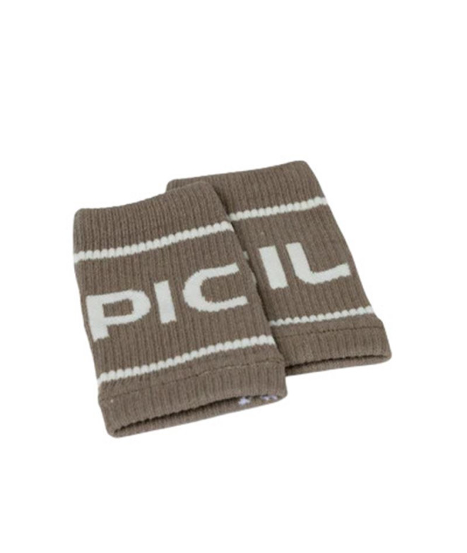 Muñequera de Fitness Picsil Cotton Wristband 0.2 Marrón