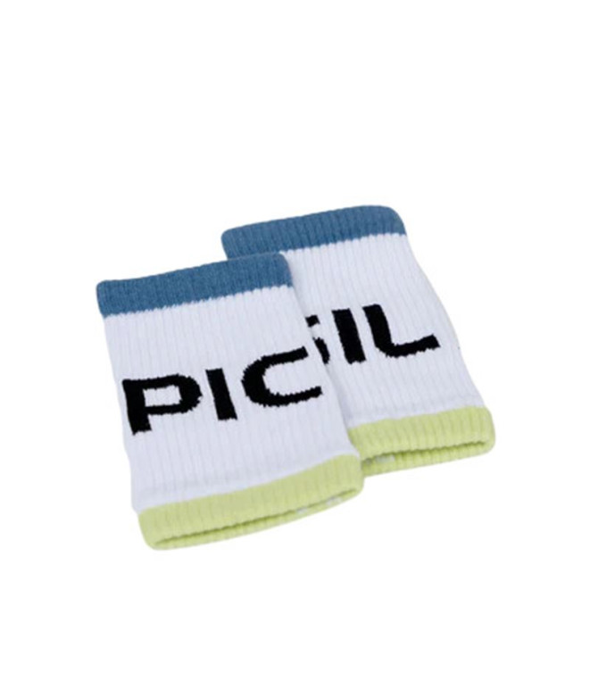 Muñequera de Fitness Picsil Cotton Wristband Blanco 0.2