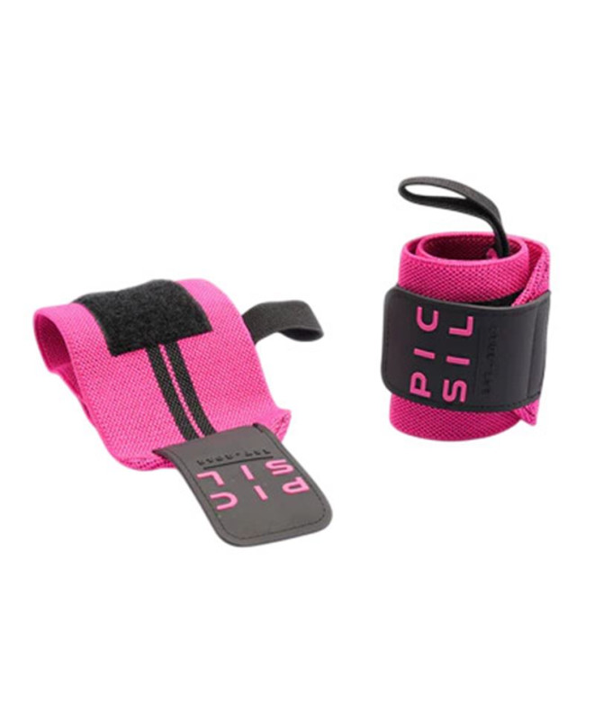 Muñequera de Fitness Picsil Wrist Wraps Rosa