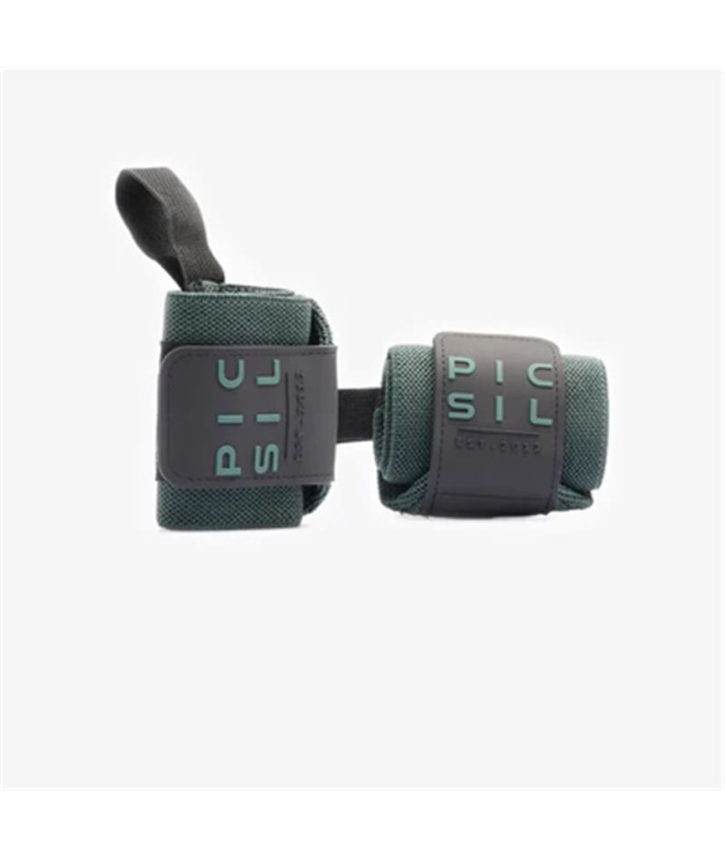 Muñequera Picsil Wrist Wrap Verde/Rojo