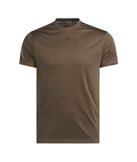 T-shirt Reebok Id Train Ss Tech Tee Homme Marrón