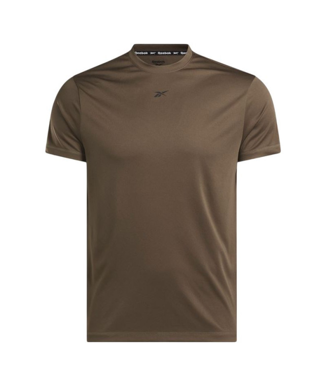 Camiseta Reebok Id Train Ss Tech Tee Homem Marrom