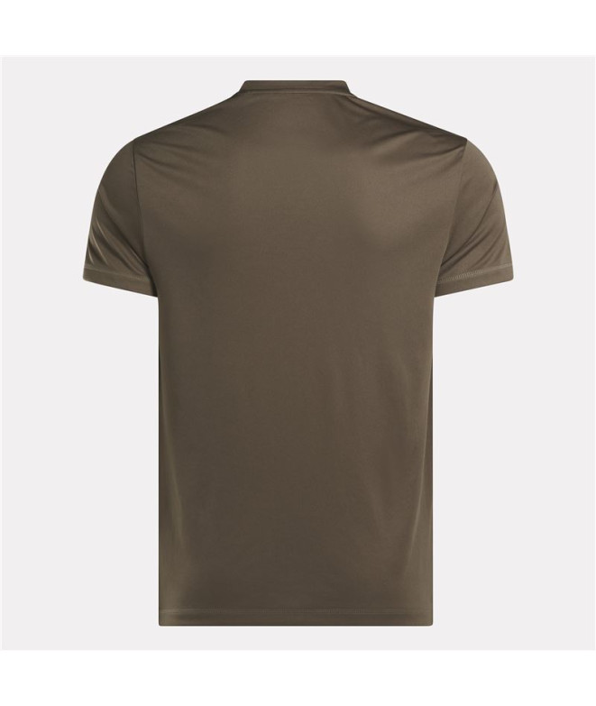 Camiseta Reebok Id Train Ss Tech Tee Hombre Marrón