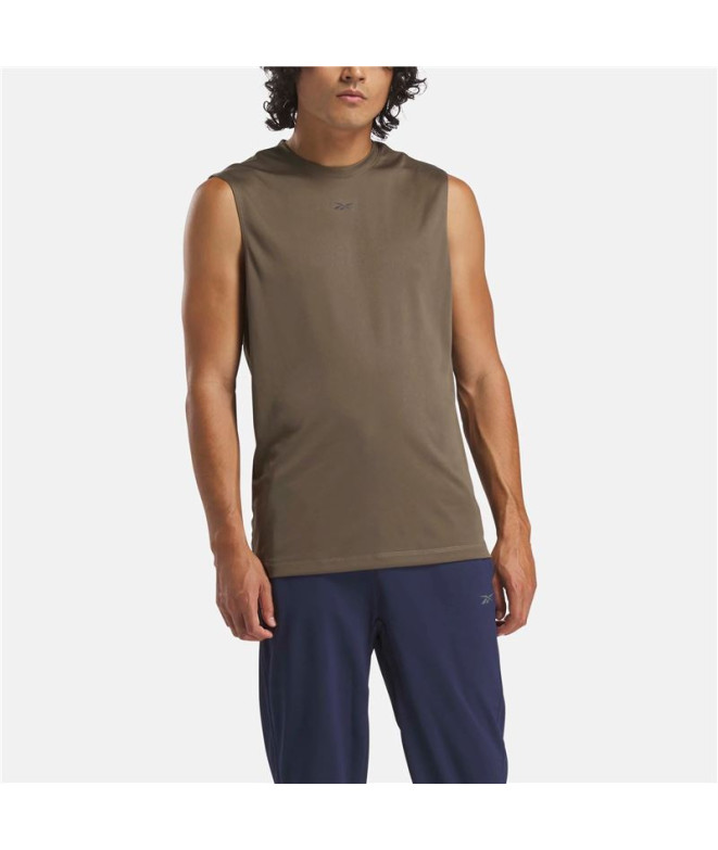 T-shirt Reebok Id Train Slvls Tech Homme Marrón