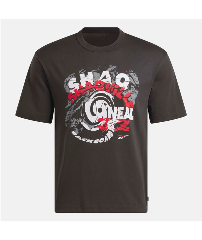 Camiseta Reebok Gs Hs Shaq Spiral Te Homem Preto