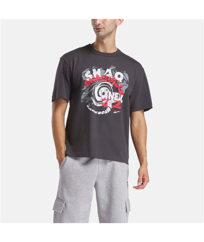Camiseta Reebok Gs Hs Shaq Spiral Te Hombre Negro