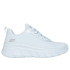Sapatilhas Skechers Bobs B Flex Hi - Fly Mulher Azul Claro Malha Engenharia