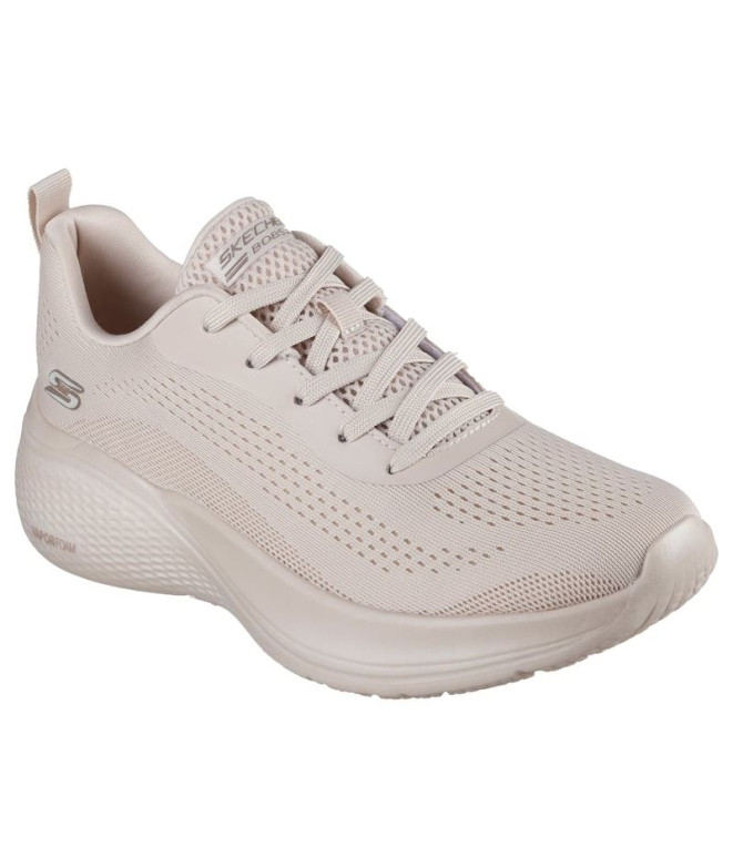 Chaussures Skechers Bobs Infinity Femme Taupe