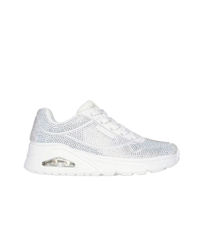 Zapatillas Skechers Uno - Disco Rave Mujer Rhienstone Covered Lace Up Fashion