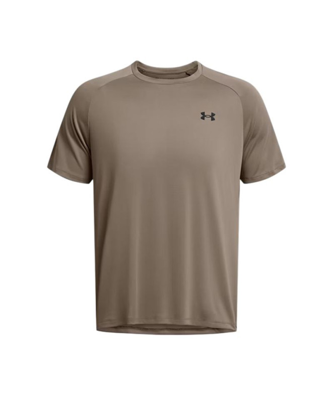 Camiseta de Fitness Under Armour Tech 2.0 SS Hombre Marrón