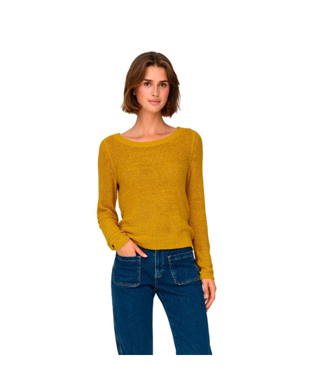 Sudadera Only Onlgeena Xo Knt Noos Golden Spice Mujer