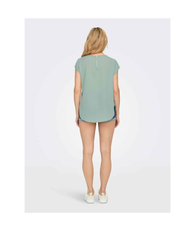 T-shirt Only Onlvic  Solid Noos Jadeite Femme