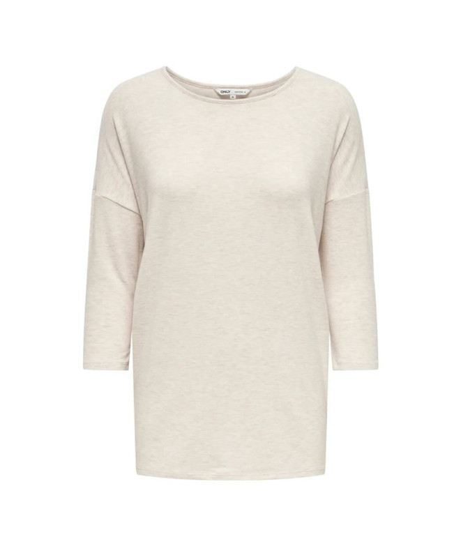 Camiseta Only Onlglamour 3/4 Noos Pumice Stone Detail: Mujer