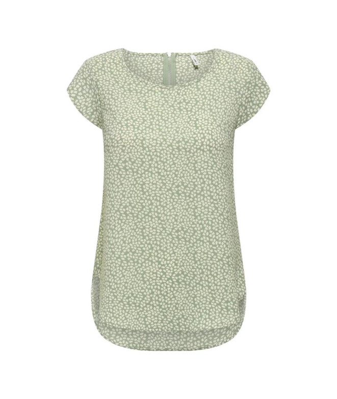 Camiseta Only Onlvic  Aop Noos Lily Pad Aop:Marekka Mujer