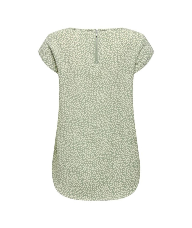 Camiseta Only Onlvic  Aop Noos Lily Pad...