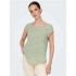 Camiseta Only Onlvic  Aop Noos Lily Pad Aop:Marekka Mujer