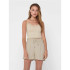 Camiseta Only Onlvicky Lace Seamless Cropped Noos Peach Taffy Mujer