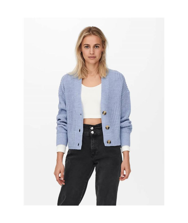 Chaqueta Only Onlcarol Nice L/S Knt Noos Blue...