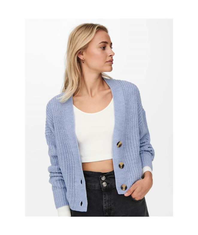 Chaqueta Only Onlcarol Nice L/S Knt Noos Blue...