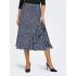 Falda Only Onlcarly Flounce Long Mujer Night Sky Aop:Night Sky With Cloud Dancer Flowers