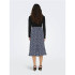 Falda Only Onlcarly Flounce Long Mujer Night Sky Aop:Night Sky With Cloud Dancer Flowers
