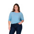 T-shirt Only Carlamour 3/4 Noos Soft Chambray Femme