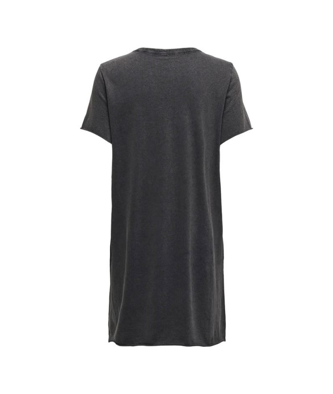 Vestido Only Onllucy Life S/S Noos Black...