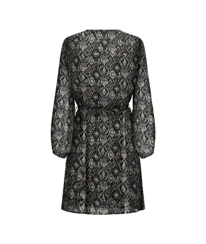 Robe Only Onlcera Life Short Noos Noir Aop:581...
